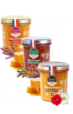 trio de miel du sud-ouest : bourdaine bruyère, bruyère érica, tradition