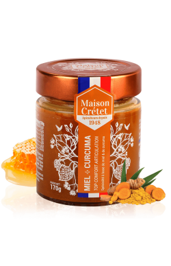 miel et curcuma 170g