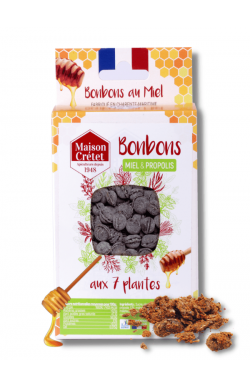 bonbons miel 7 plantes et propolis