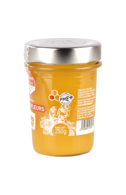 pot miel fleur et gelée royale 250g apiculteur maison cretet