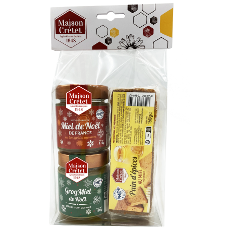 Coffret Gourmand de Noël 4 saveurs - 40 sachets