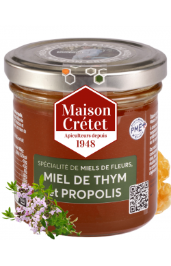 Miel de thym, fleurs et propolis 170g