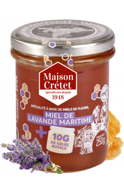 Vente en ligne miel de lavande 250g