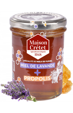 miel lavande propolis 250g