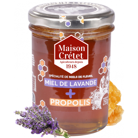 miel lavande propolis 250g