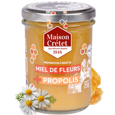 miel fleurs propolis 250g