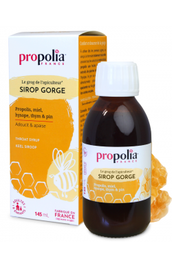 Sirop Gorge Propolis, Miel et Citron 145 ml