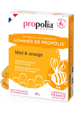 Gommes de Propolis Miel & Orange