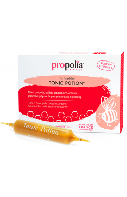 Tonic Potion® Propolis, Miel, Pollen, Gingembre et Acérola