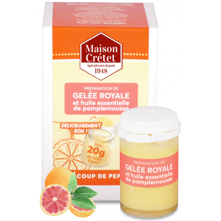 gelée royale huile essentielle de pamplemousse