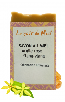 savon miel argile rose ylang ylang