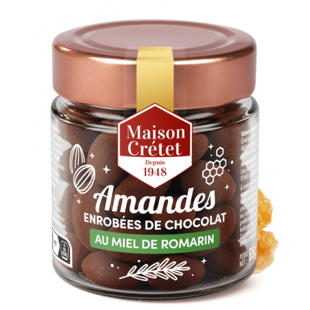 amande enrobée de chocolat au miel de romarin