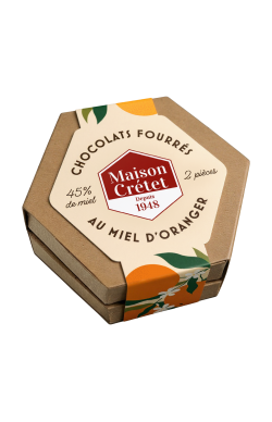 chocolats fourrés au miel d'oranger