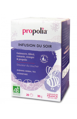 infusion guimauve tilleul romarin oranger propolis