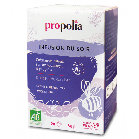 infusion guimauve tilleul romarin oranger propolis