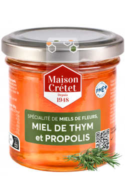 pot de miel de thym romarin propolis verte