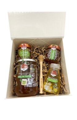 coffret hiver thym et gelée royale grogmiel elixir thym romarin propolis verte
