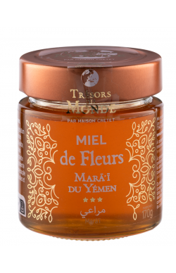 pot de miel de fleurs Marai du yémen