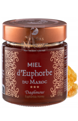 pot de miel d'euphorbe du maroc 170g