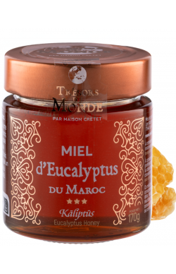 pot de miel d'eucalyptus du maroc 170g
