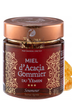 pot de miel d'acacia gommier du yémen