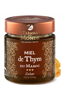 pot de miel de thym du maroc