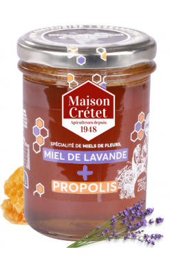 miel lavande et propolis 250g