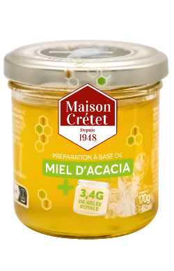 miel d'acacia et gelée royale 170g