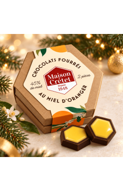 chocolats fourrés au miel d'oranger