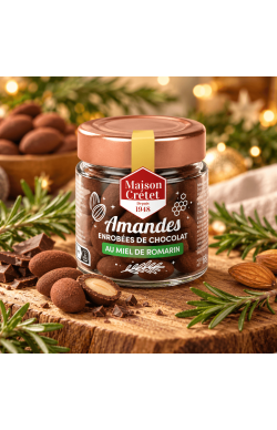 amande enrobée de chocolat au miel de romarin