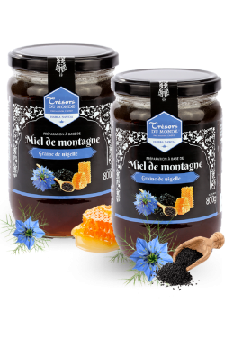 Miel Montagne/Nigelle 2x800gr