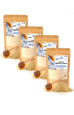 Miel en poudre 4x150 gr