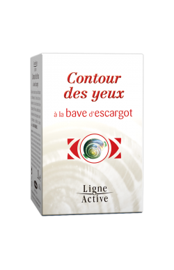 Contour des yeux à la bave d'escargot