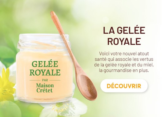 Gelee royale de france et miel à la gelée royale