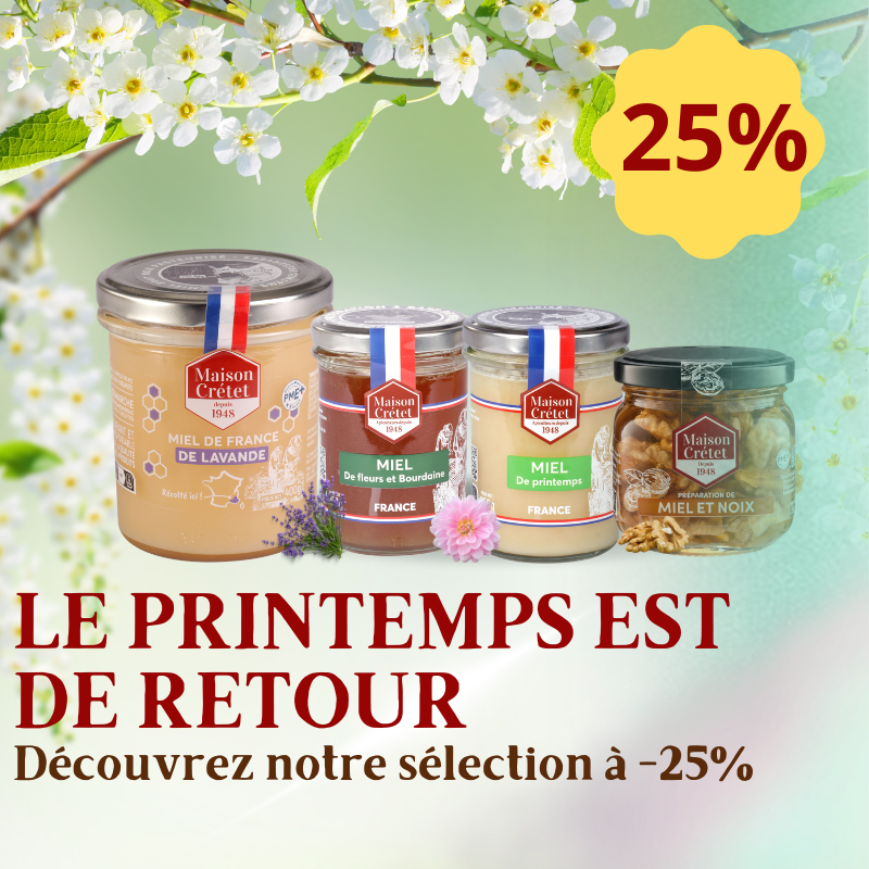 -25% pour l'arrivée du printemps 
