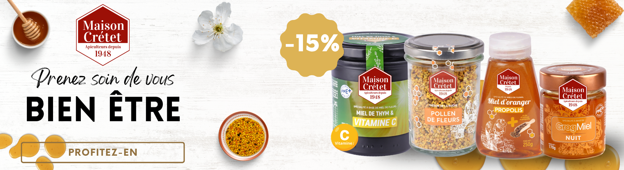 Journée mondiale du bien être -15%