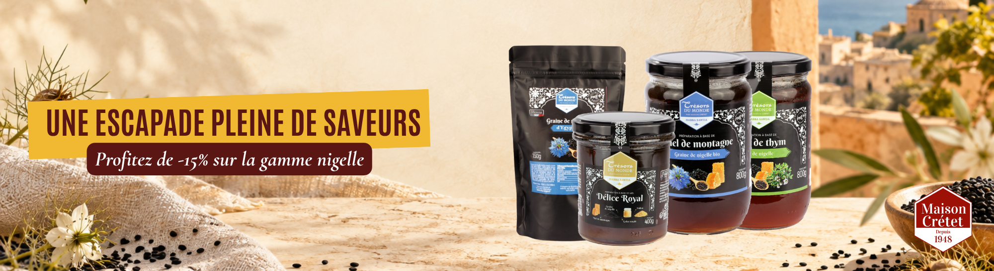 -15% sur la gamme nigelle 
