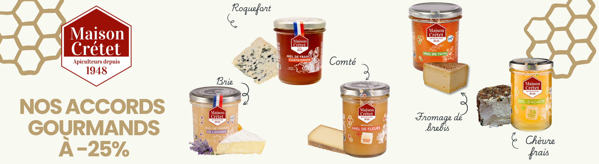 Nos accords gourmands à -25%