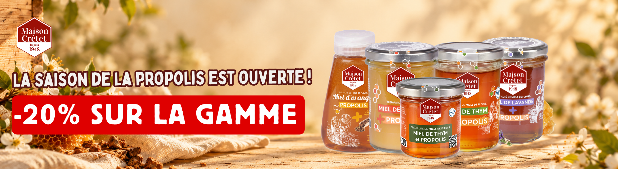 -20% sur la gamme propolis 