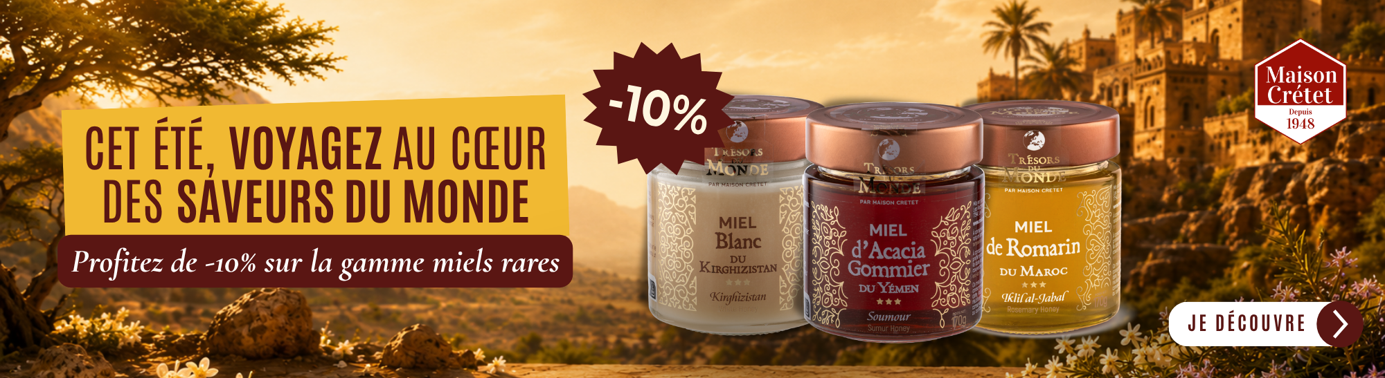 -10% sur la gamme Miels Rares